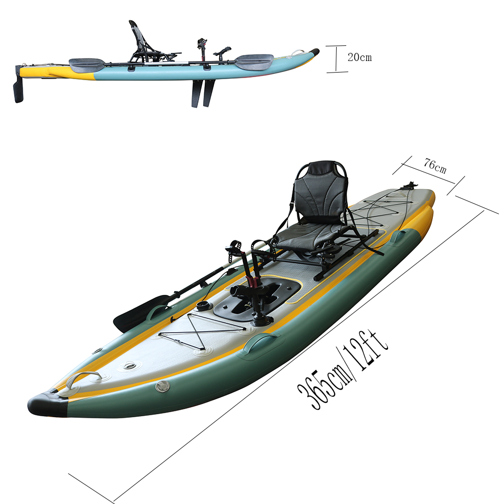 Kayak da pesca pieghevole gonf - Fishing Kayak Sit In recensione e prezzo