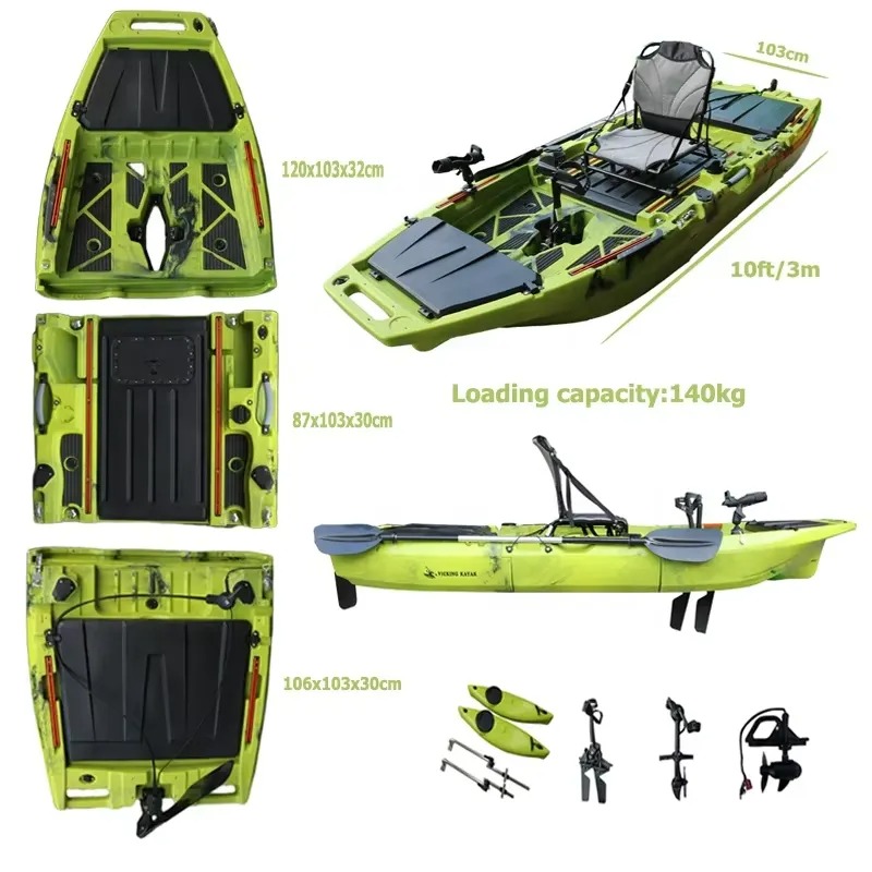Kayak a Pedali con Elica da 10 - Fishing Kayak Pedal Drive recensione e prezzo