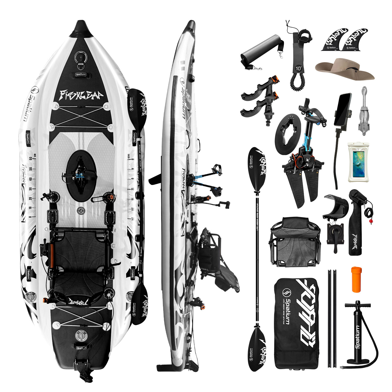 Kayak Gonfiabile da Pesca Spat - Fishing Kayak Pedal Drive recensione e prezzo
